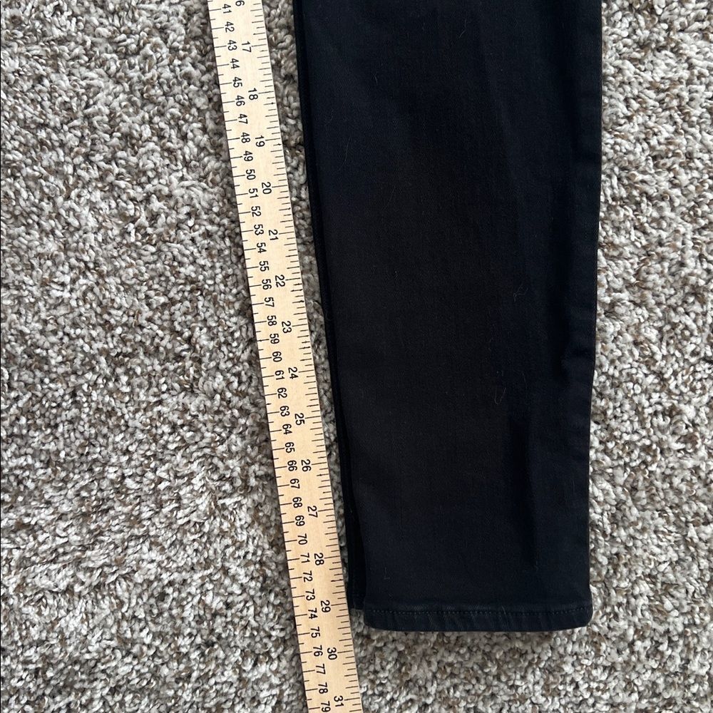 7 For All Mankind Black Denim Skinny Jeans in Size 30 - Picture 13 of 13